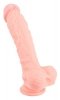 Dildo silikonowe medyczne z przyssawką 24 cm
